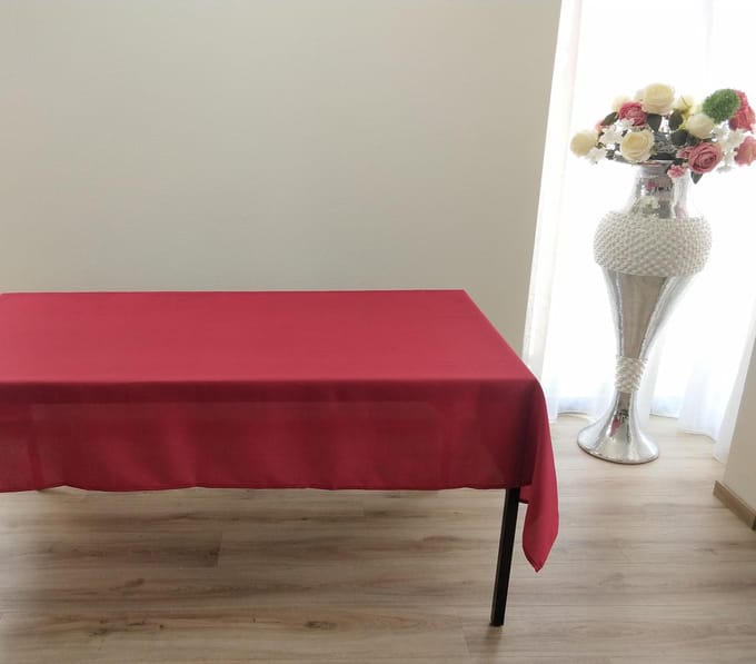 Tafelkleed 150x240 cm-Rood
