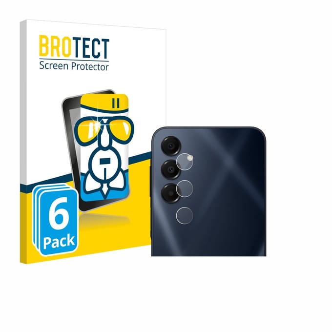 Screenprotector 6 Stuks voor Samsung Galaxy A16 5G (ALLEEN Camera Lens) Beschermglas transparant