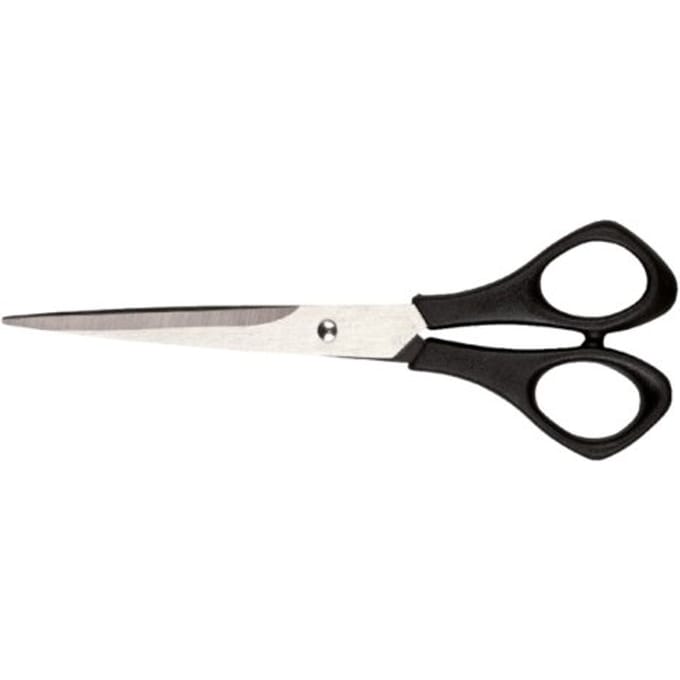 Schaar Quantore 160mm + plastic handvat zwart
