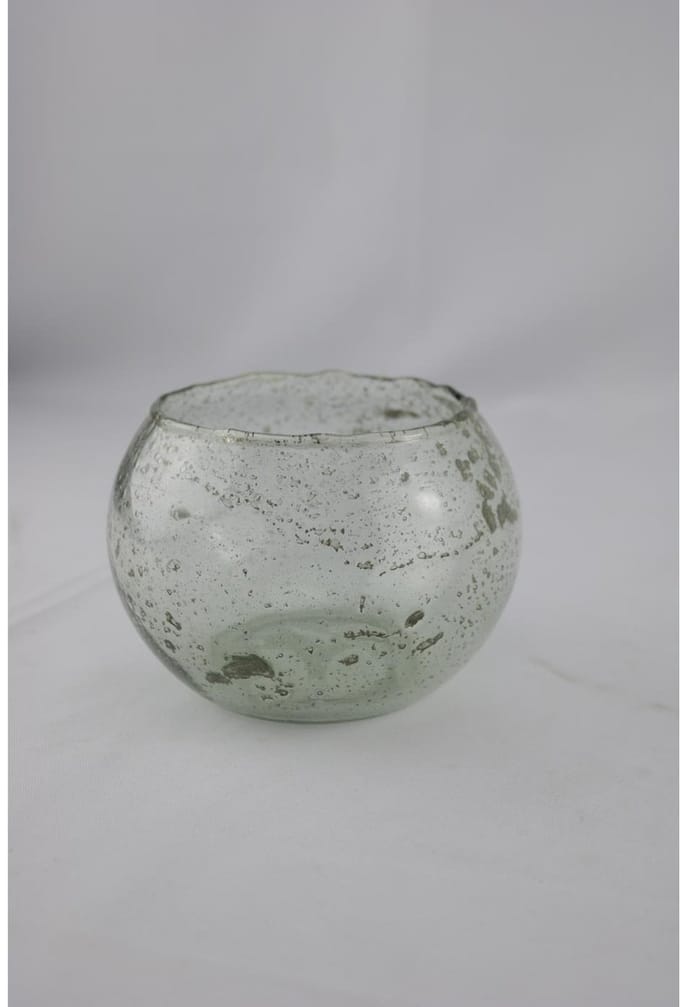 Vaas bol bubbel glas 14x14x10cm