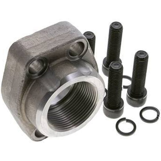 1-1/2'' SAE Flens 3000 psi Blank staal met G1-1/2'' Binnendraad ISO 6162-1
