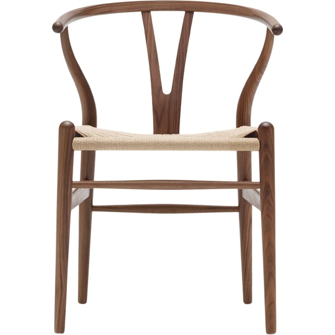 Carl Hansen & Søn CH24 Y Wishbone-stoel eiken - eiken rookkleurig, geolied - Vlecht natuur