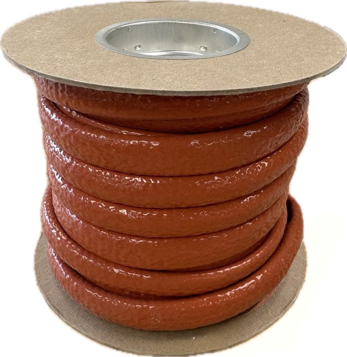 Ø 35 mm x 30m | Hittebestendige silicone isolatiekous - Rood