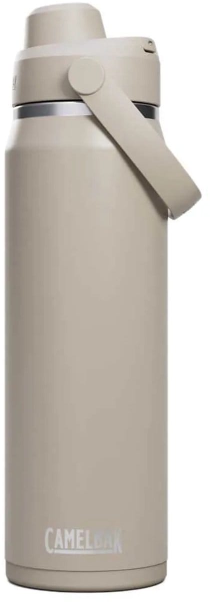 CamelBak Thrive Chug Drinkfles - 750 ml - RVS - Met Draaidop - Isolatie Waterfles - Beige (Stone)