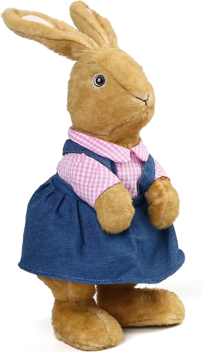 Groot Pluche Haas Knuffeldier - 30 cm Zacht Konijn Cadeau voor Kinderen