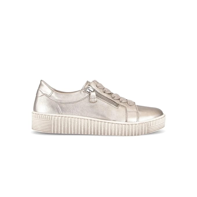Metalen Satijnen Sneakers Gabor