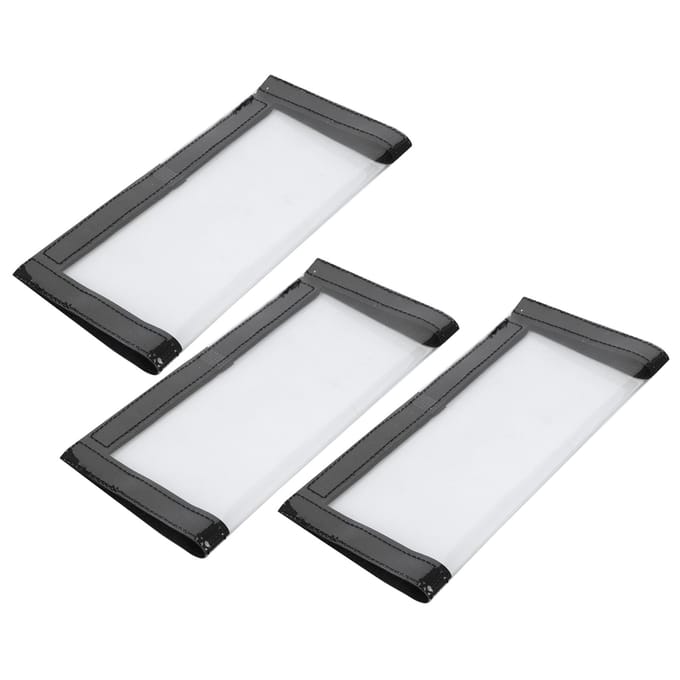 3 stuks PVC Viskunstaas Wraps Haak Beschermhoezen Aas Opbergruimte Visaccessoires white