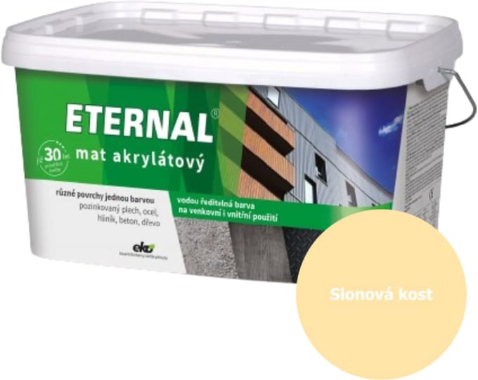 Eternal MAT Acryl 5 kg, 014 Ivoor