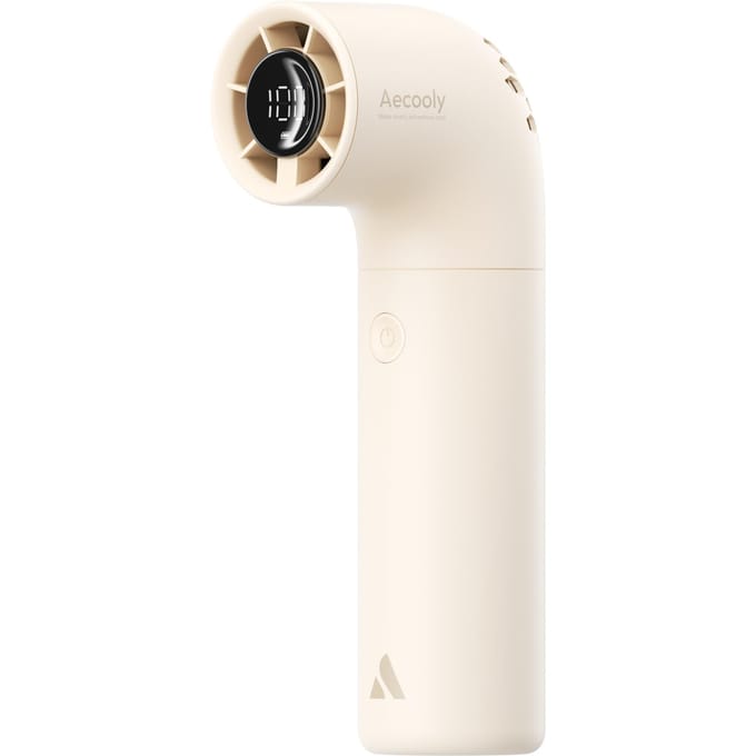 Aecooly Aero – Compacte Handventilator – 2000mAh – 3 Standen – Beige