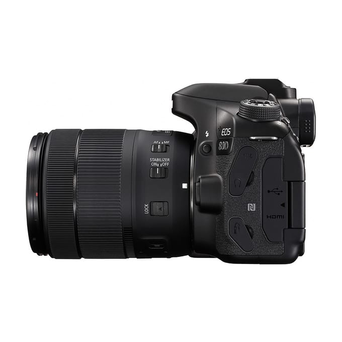 Canon EOS 80D Digitale Spiegelreflexcamera + EF-S 18-135mm f/3.5-5.6 IS USM Zoomlens zwart