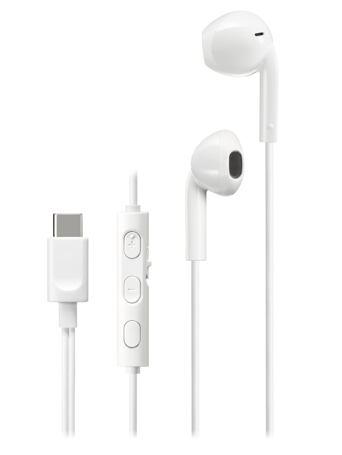 JVC HA-FR17UC - In-Ear USB-C Stereo Headset + Remote - Wit