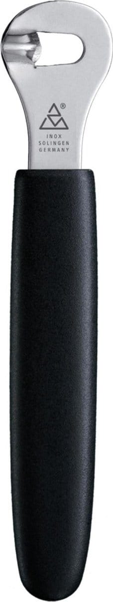Triangle Professionele Canneleur 4 cm – RVS – Speciaal voor Linkshandigen – Zwart Heft