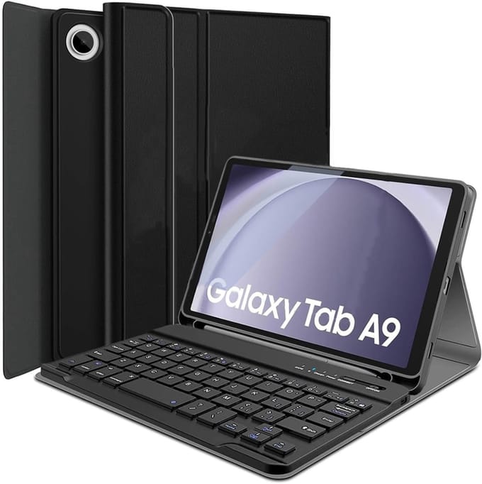 EtuiTab Samsung Galaxy - Etui Klawiatura - 8,7" - Bluetooth - Zwart