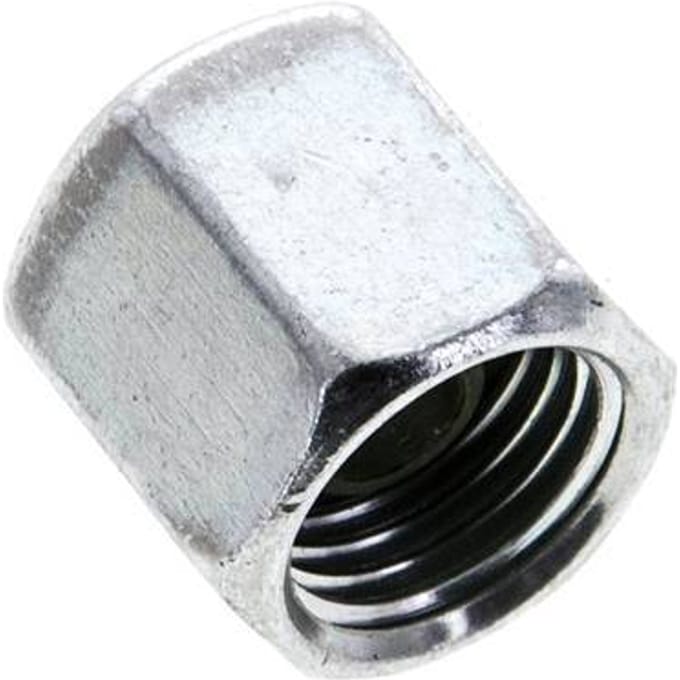 6 S M16x1.5 End Cap Stalen FKM