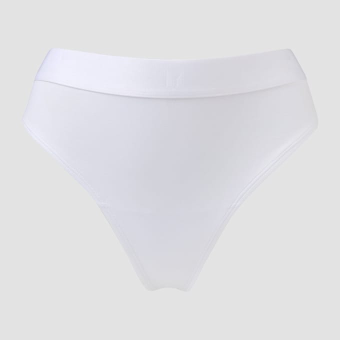 MP middelhoge string voor dames (verpakking met 3 stuks) - Wit - M