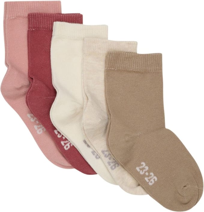Minymo kindersokjes (enkelsokken) Multi (5-pack) 5247