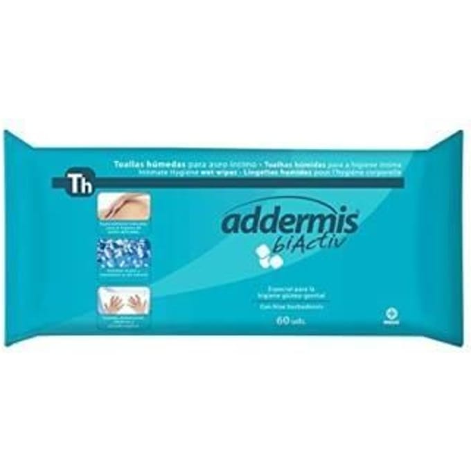 Lingettes imprégnées Addermis Biactiv Indasec (60 uds)