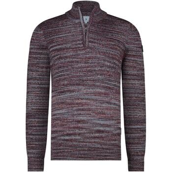 State Of Art Half Zip Trui Melange Bordeaux - Maat XXL - Heren - Pullovers