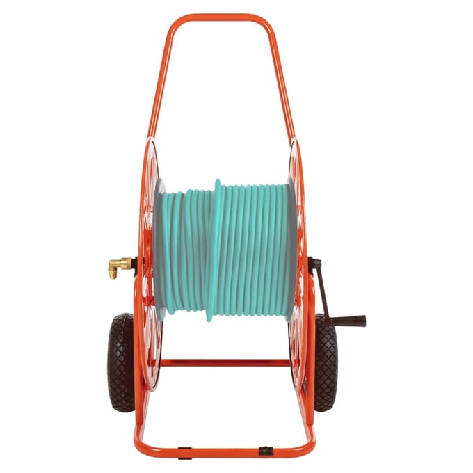 vidaXL - Tuinslangkar - voor - 140 - m - 3/4" - slang - staal