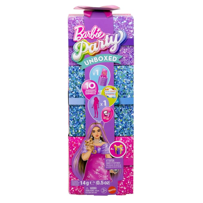 Barbie Glam Party Unboxing - Roze pop met accessoires Speelpoppen