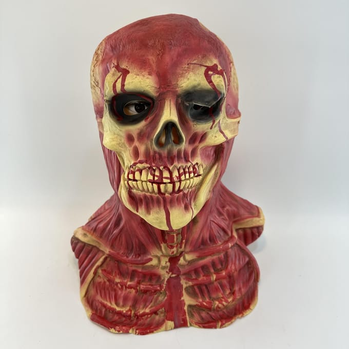 Halloween zombie schedelmasker One size