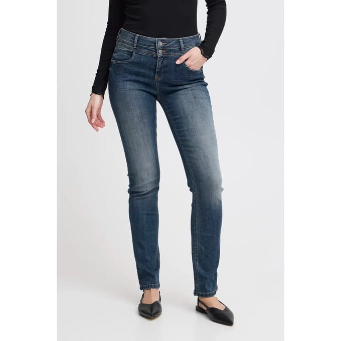 fransa - FRZOMAL 2 JEANS - Dames - Regular fit jeans