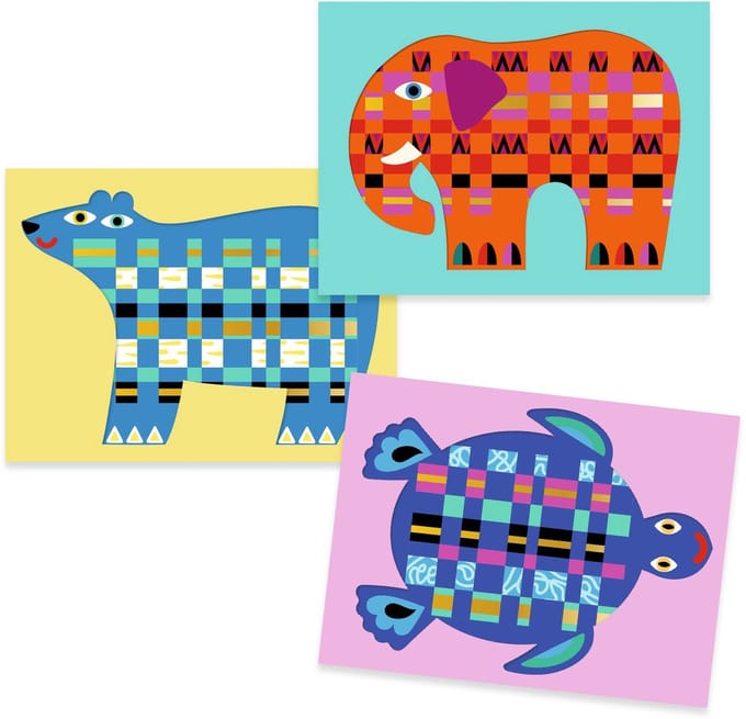 Djeco creatief papier knutselpakket - FSC MIX voor kinderen.