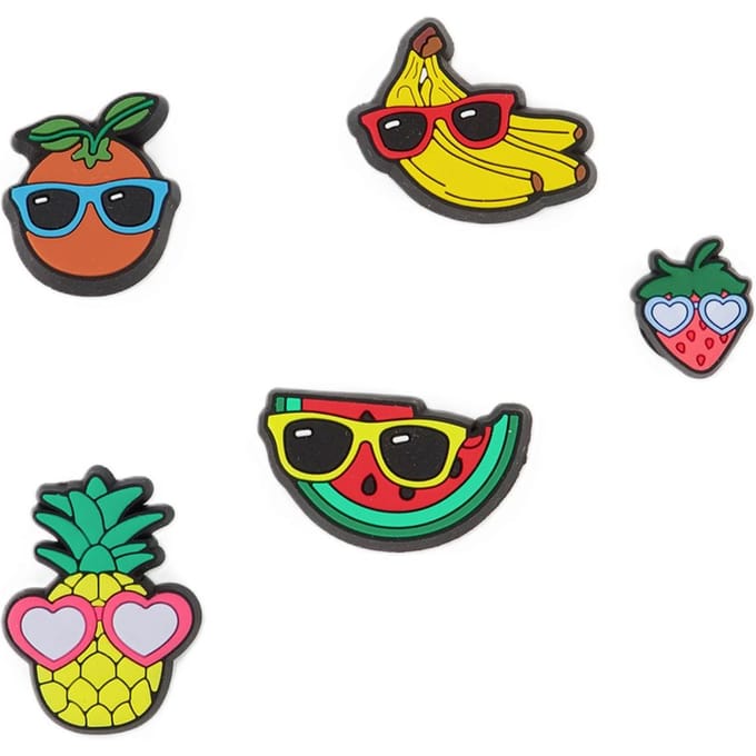 Set van 5 Jibbitz Schattig Fruit Met Zonnebril - Crocs - Multi