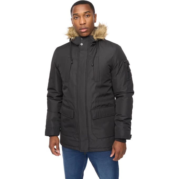 Crosshatch Heren Parkmoore MVE Parka (Zwart)