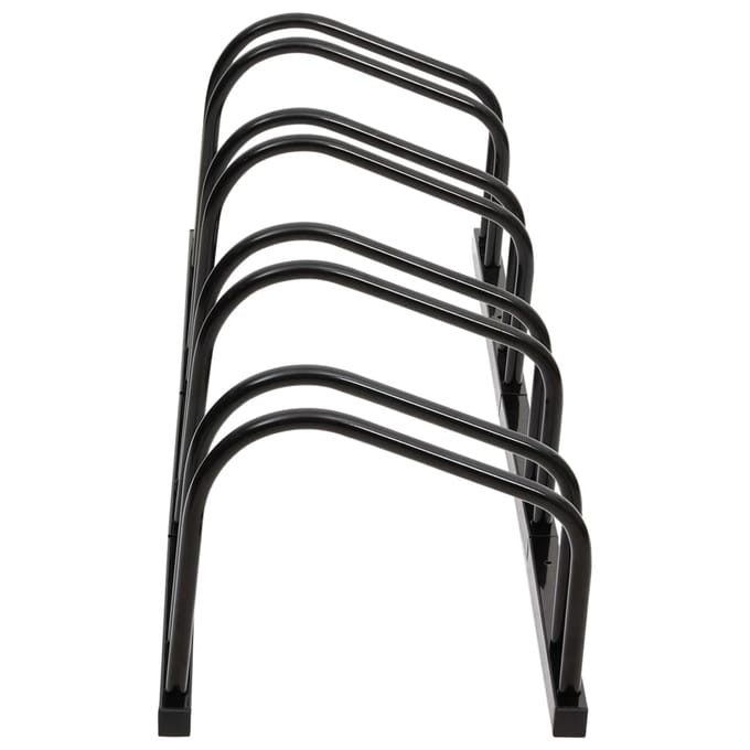 vidaXL Stalen fietsenrek voor 4 fietsen - Zwart, 103,5 x 33 x 26 cm