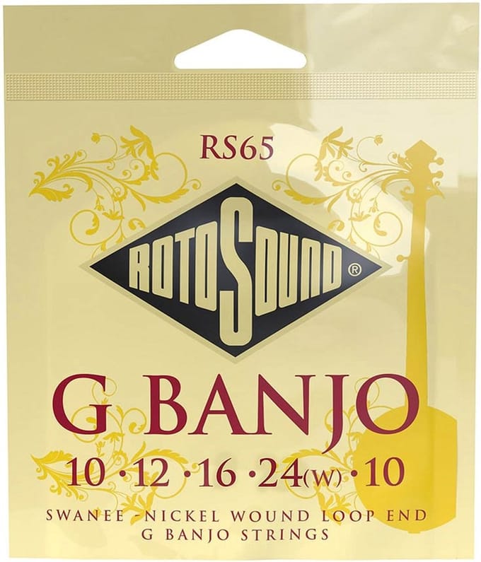 Rotosound RS65 snaren set banjo nickel wound, loop end