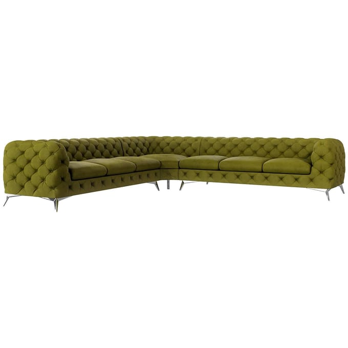 6-zitshoekbank Nora velvet | Ropez