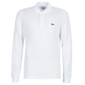 Lacoste Classic Fit polo lange mouw - wit