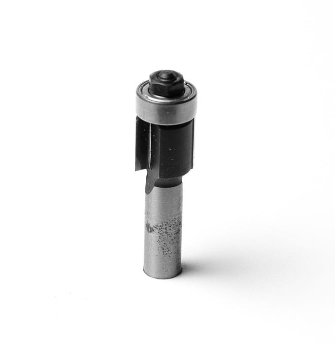 Trasco HM kantenfrees inclusief lager A12 diameter 12.7 x 12mm