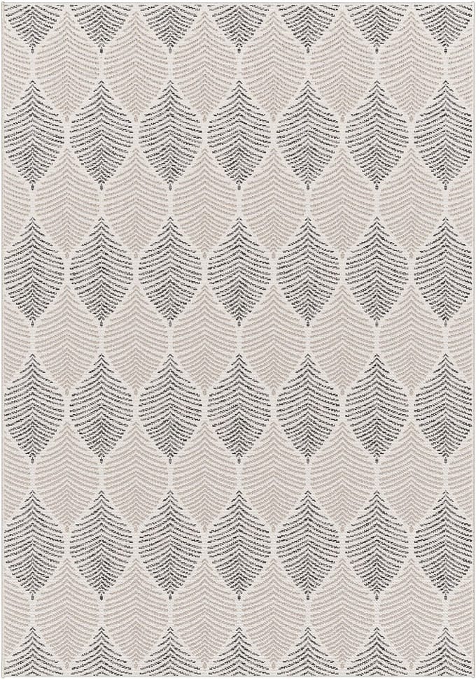 Garden Impressions Buitenkleed Naturalis 200 x 290 cm Grey Leaf