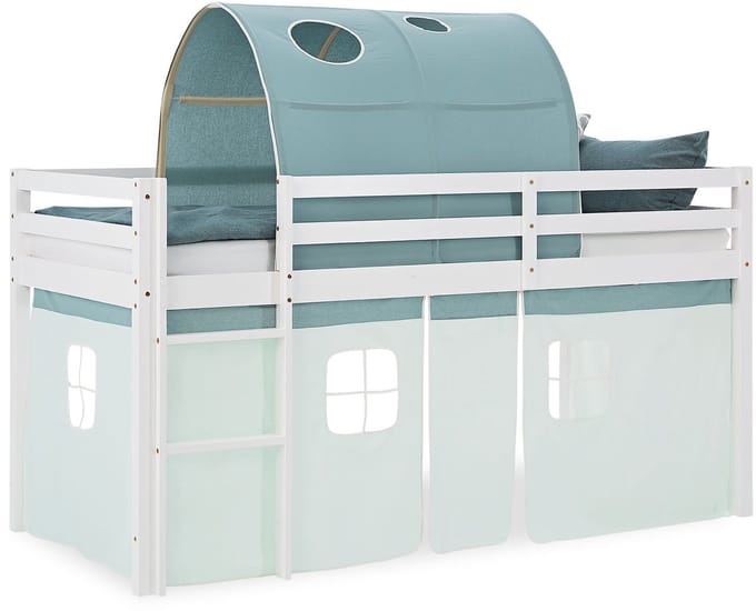 Homestyle4u Hoogslaper kinderen -90x200 cm- Mintgroen