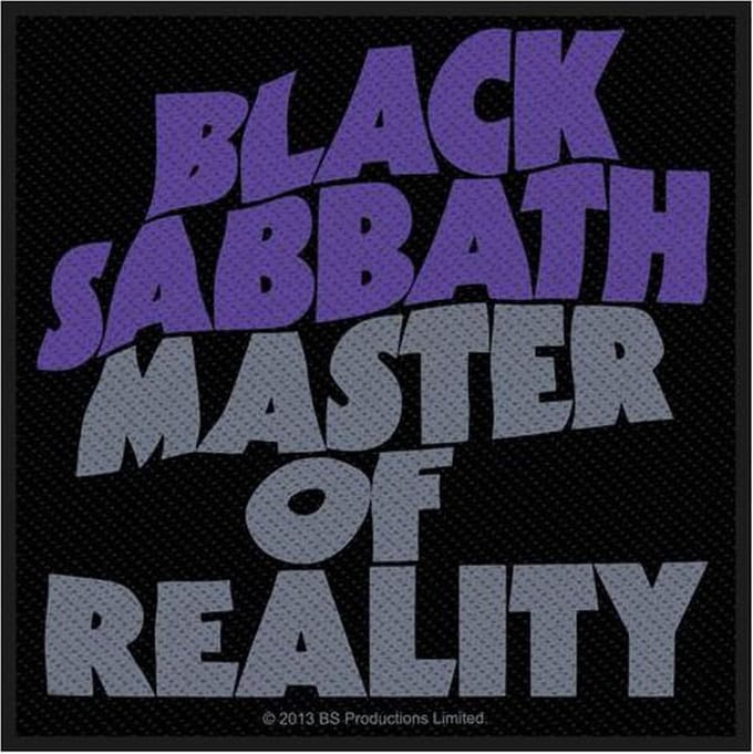 Black Sabbath - Master Of Reality Patch - Zwart