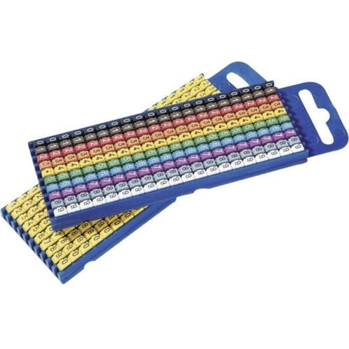 HellermannTyton WIC1-0-9-PA-CC-T1 Markeerclip Opdruk 0 - 9 Buitendiameter 2 tot 2.80 mm 561-01100