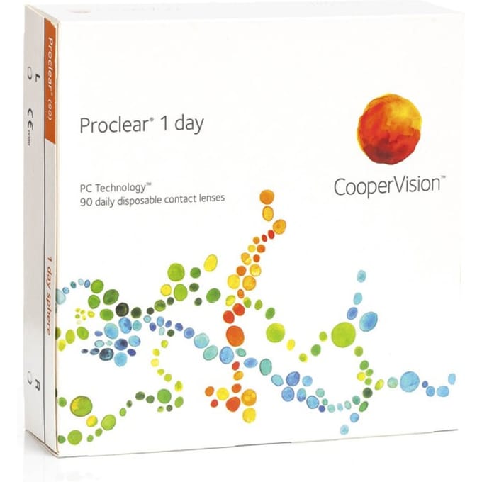 +0.25 - Proclear® 1 day - 90 pack - Daglenzen - BC 8.70 - Contactlenzen