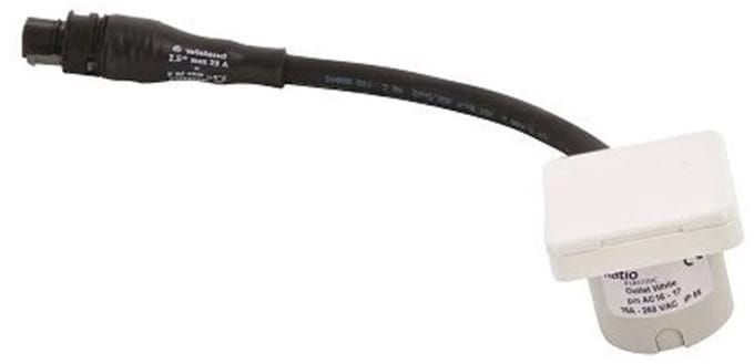 VETUS quick connect witte Schuko Wandcontactdoos 16A | EOQW1NFW