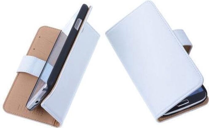 PU Leder Wit LG G3 S / G3 MIni Book/Wallet case/case Telefoonhoesje