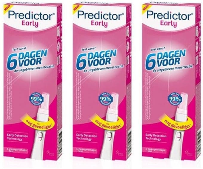 Predictor Early Zwangerschapstest 3 stuks