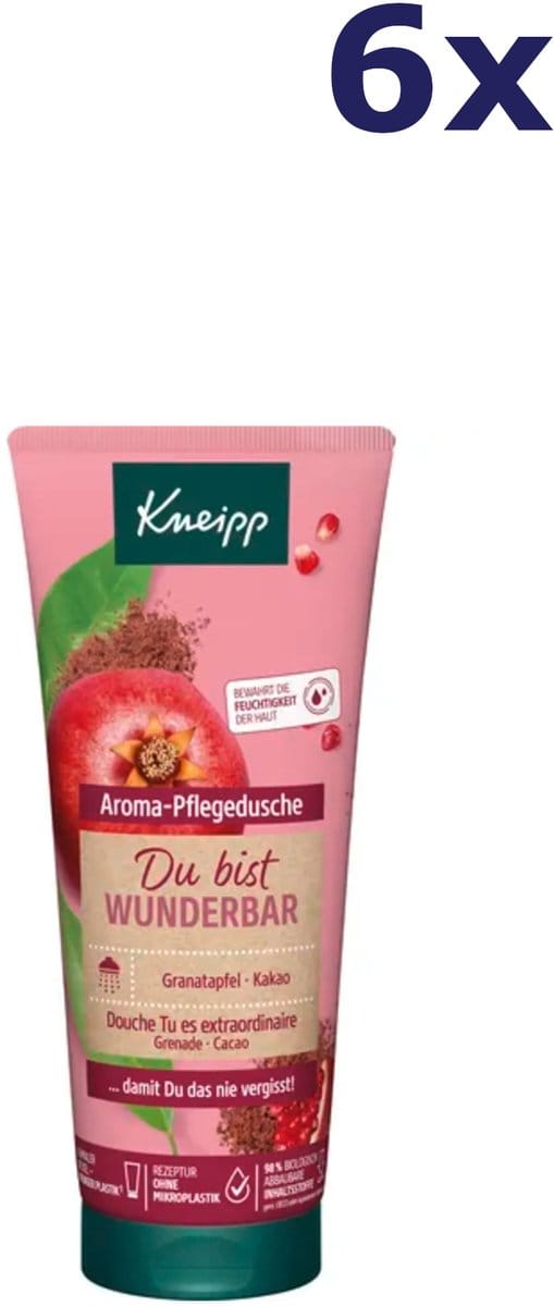 6x Kneipp Douchegel You're Wonderful 200 ml