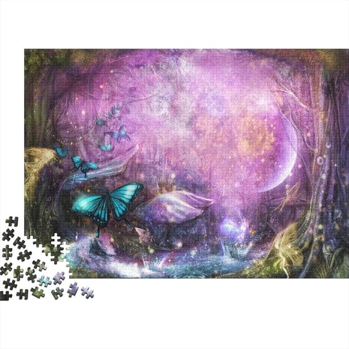Houten Puzzel - Legpuzzel Dieren - Ontspanning Thuis - Unieke Vormen - 75x50 cm - Multicolor