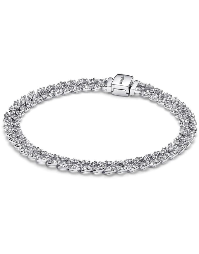 Pandora Timeless Pavé Cubaanse Schakelarmband 18cm