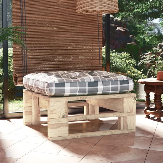 vidaXL - Tuinhocker - pallet - geïmpregneerd - grenenhout