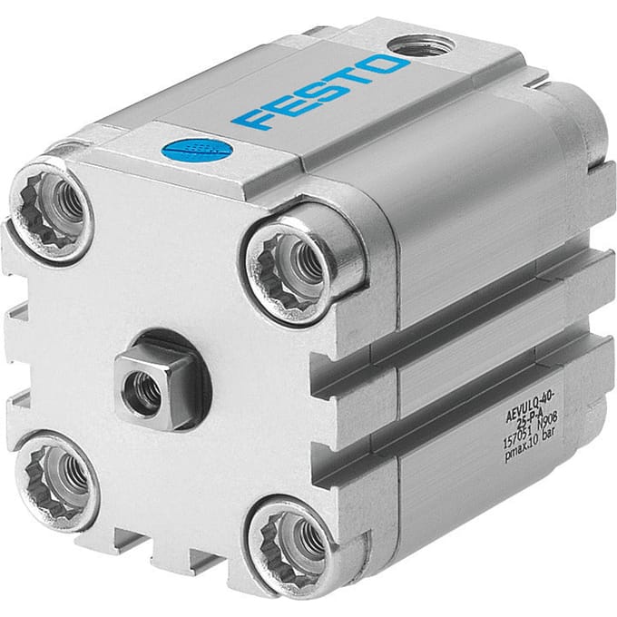 Festo Compacte Cilinder 32mm Boring 20mm Slag Enkelwerkend - 157045 - P2FYY