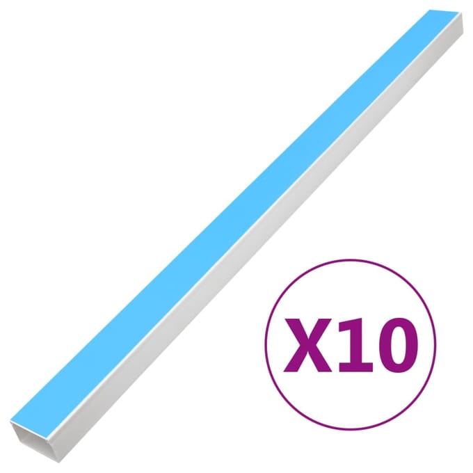 vidaXL - Kabelgoot - zelfklevend - 100x40 - mm - 10 - m - PVC
