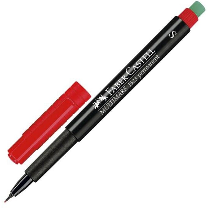 Faber-Castell multimarker - permanent - S - rood - FC-152321