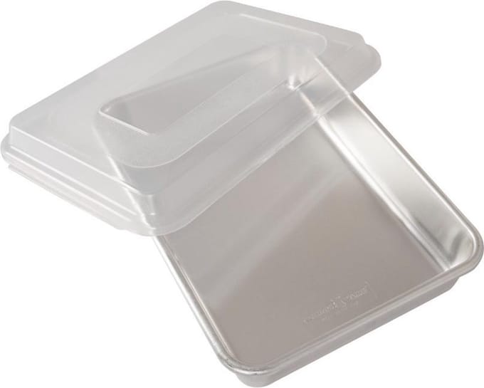 Bakvorm, Rechthoek, met Deksel, 25 x 34 cm, Aluminium, Nordic Ware | Naturals